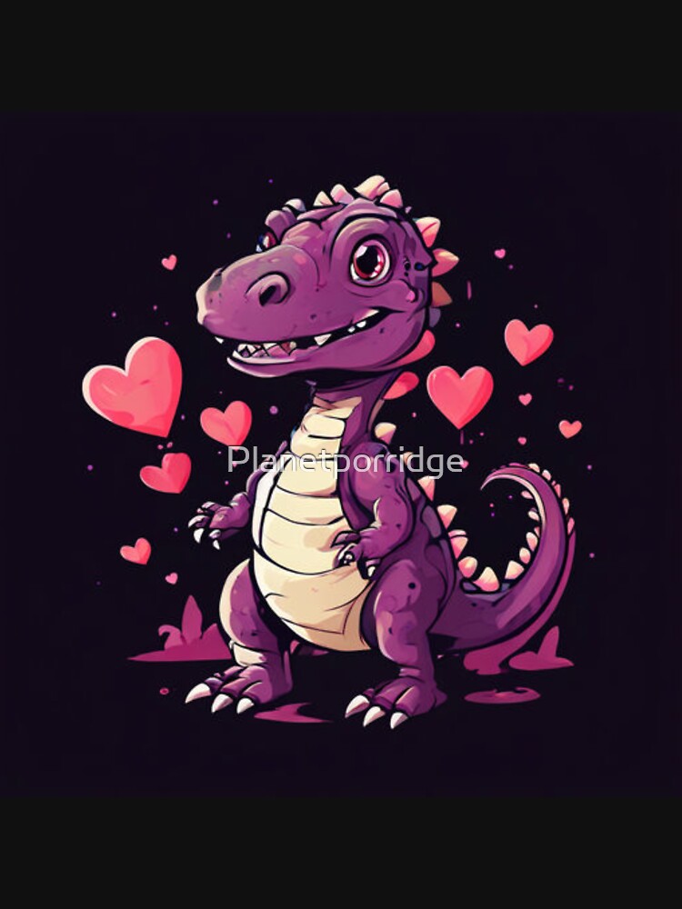 Fun Dinosaur Art by Planetporridge T-Shirts, Hoodie, Sweatshirt | BlankRebels.com (Image 3)