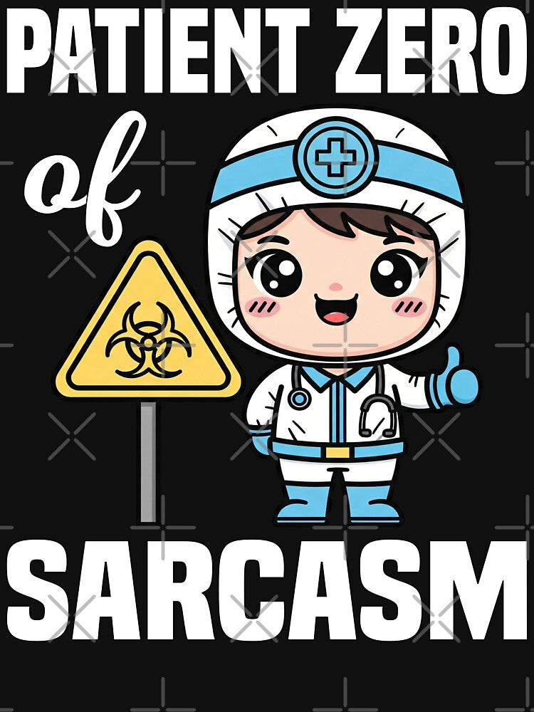 PATIENT ZERO OF SARCASM - DOCTOR GIFT by KEF Custom T-Shirts, Hoodie, Sweatshirt | BlankRebels.com (Image 3)