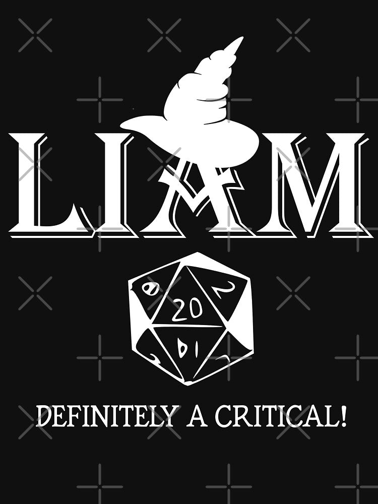 LIAM NAME WIZARD RPG CRITICAL HIT by rodmendonca T-Shirts, Hoodie, Sweatshirt | BlankRebels.com (Image 3)