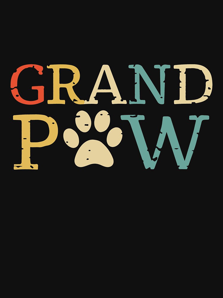 Grandpaw Dog Dad And Cat Dad Lover - Gift For Your Dad by wackydesign T-Shirts, Hoodie, Sweatshirt (Image 3)