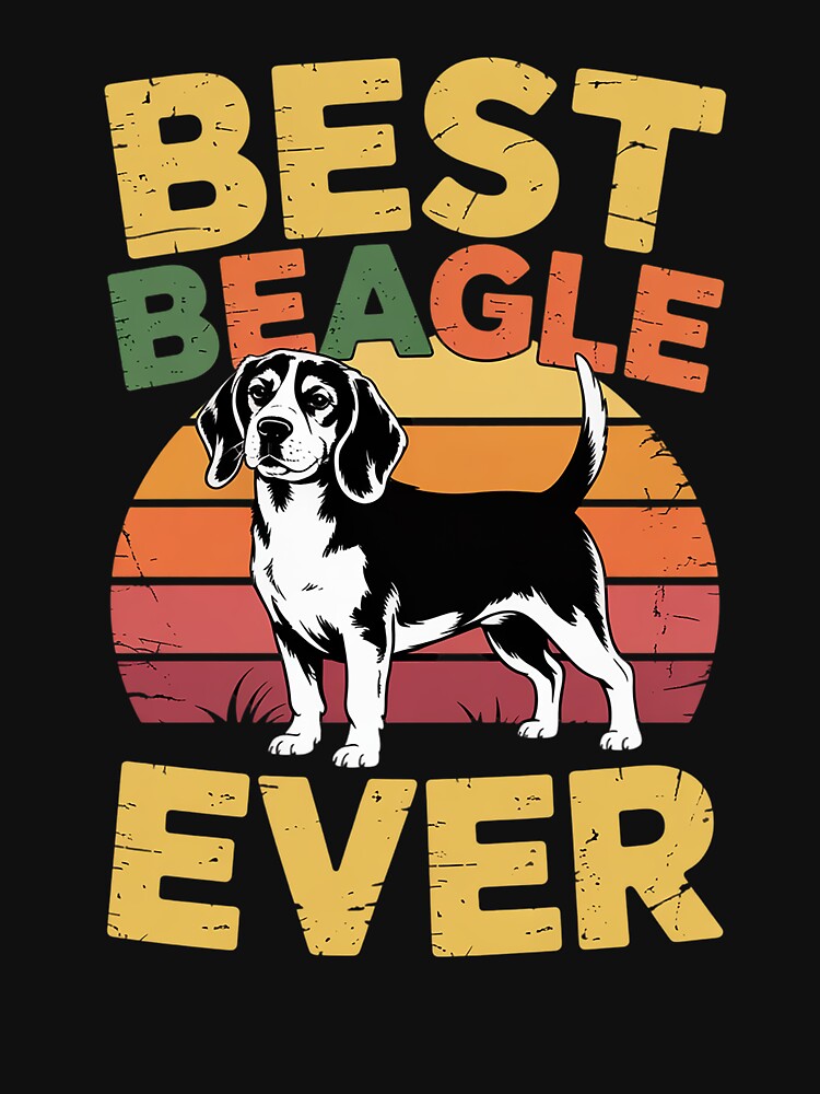 Best Beagle Dad Ever Retro Dog Lover Gift Men by khorbiasieno T-Shirts, Hoodie, Sweatshirt | BlankRebels.com (Image 3)