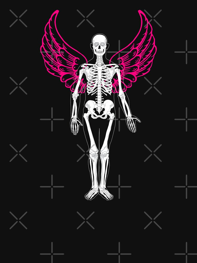 skeleton fairy grunge fairycore aesthetic gothic cottagecore -funny by Viv-Designs T-Shirts, Hoodie, Sweatshirt (Image 3)