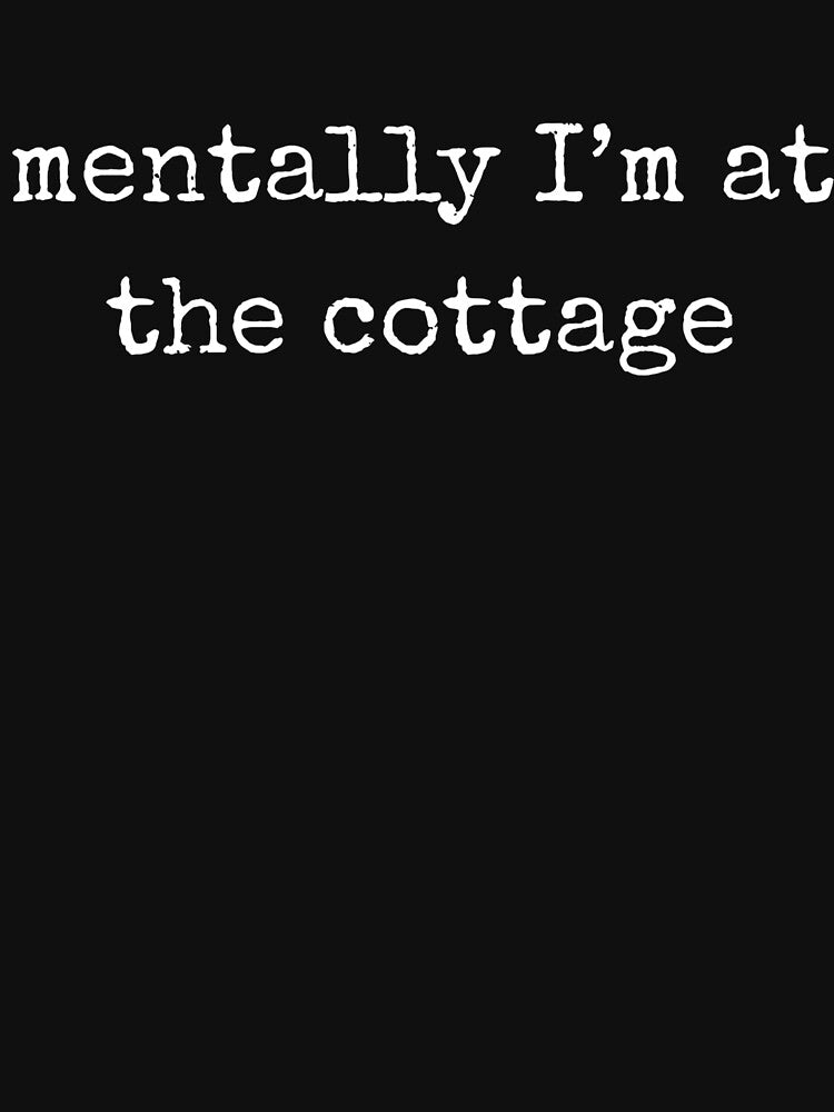 Mentally I'm At the Cottage Cozy Romance Reader Hockey by DianneShelton T-Shirts, Hoodie, Sweatshirt (Image 3)