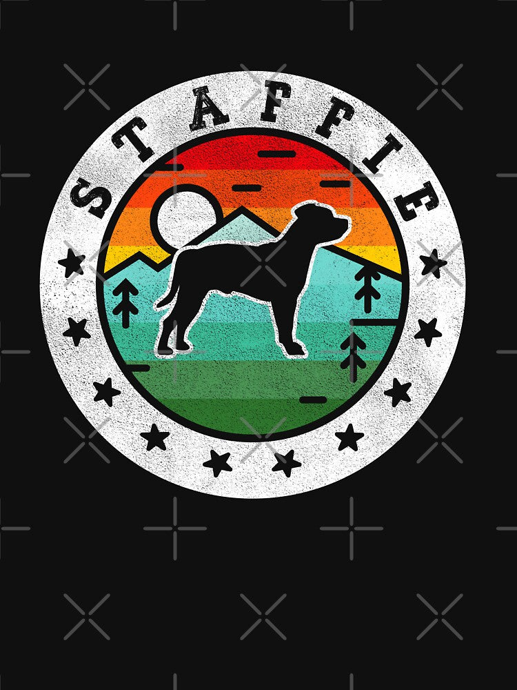 Staffie Dog Summer Vintage by rafaeltto T-Shirts, Hoodie, Sweatshirt | BlankRebels.com (Image 3)