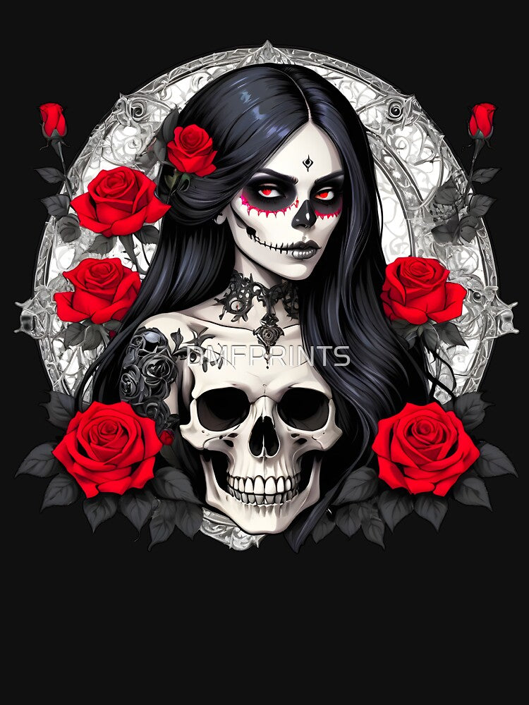 goth girl by DMFPRINTS T-Shirts, Hoodie, Sweatshirt | BlankRebels.com (Image 3)