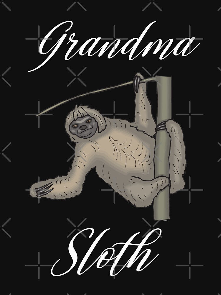 Grandma Sloth  Cute Gift Mother's Day T-Shirt by Trendy Shirt