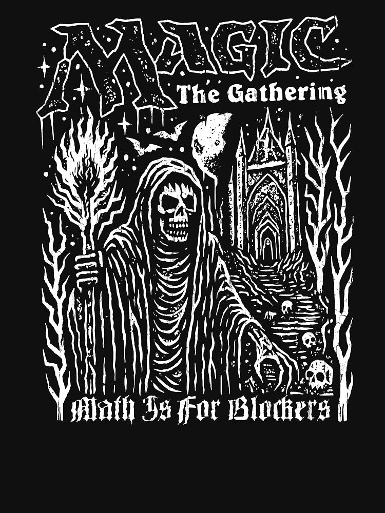Magic The Gathering Math Is For Blockers by studionelloe T-Shirts, Hoodie, Sweatshirt | BlankRebels.com (Image 3)