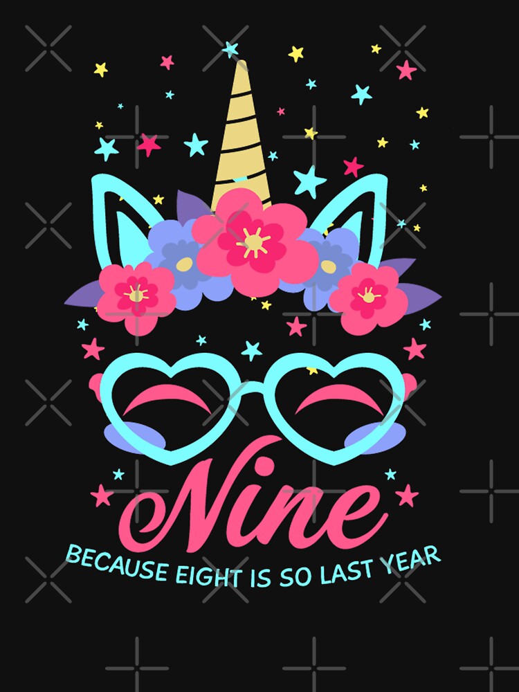 nine because eight is so last year-funny animals typography by Hartics T-Shirts, Hoodie, Sweatshirt (Image 3)