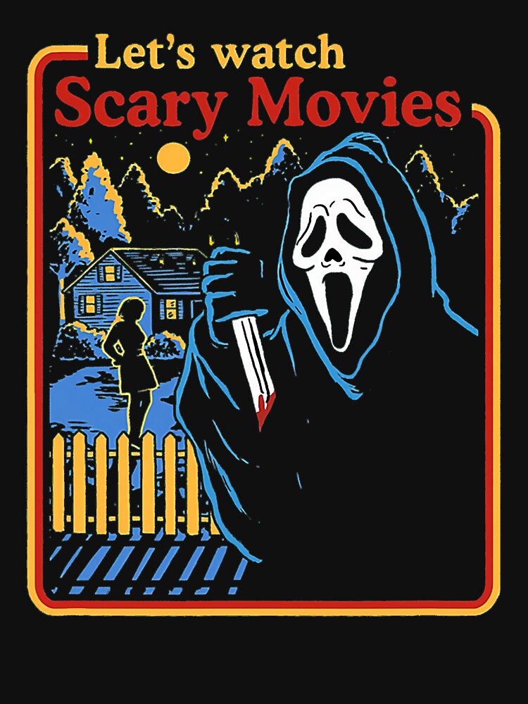 Lets Watch Scary Movies Scream Horror Active by SavchenkoH T-Shirts, Hoodie, Sweatshirt | BlankRebels.com (Image 3)