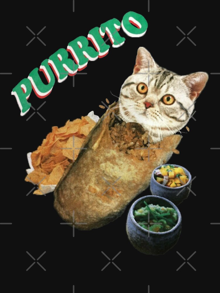 Purrito Cat In A Burrito Gift Halloween Day, Thanksgiving, Christmas Day by KaylaRutherford T-Shirts, Hoodie,... (Image 3)