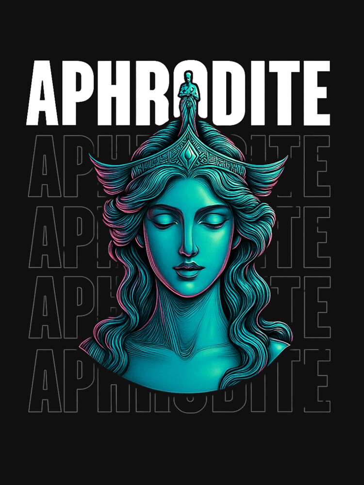 Aphrodite Neon Statue – Vaporwave Greek Goddess Art T-Shirts, Hoodie, Sweatshirt