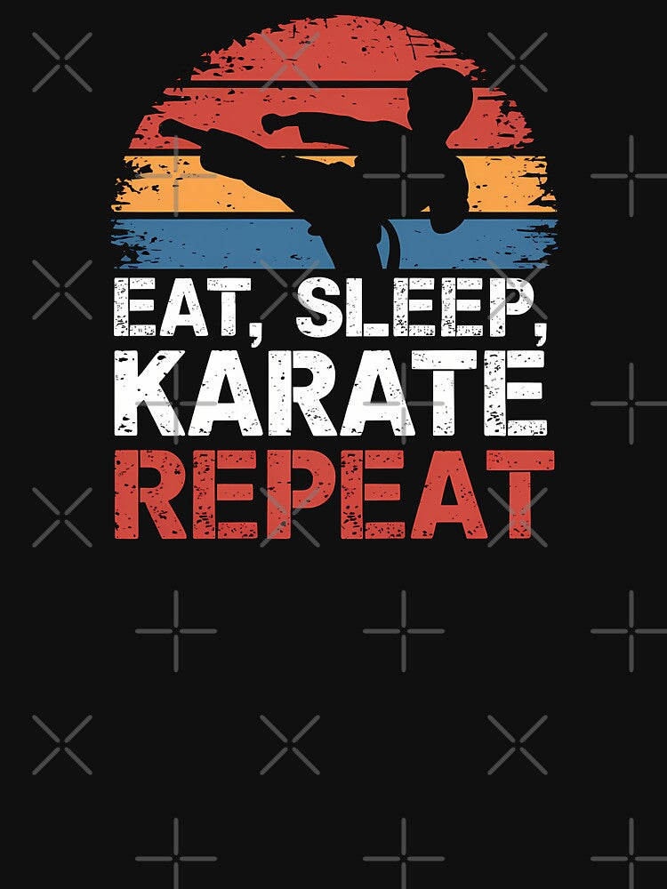 Karate Boy Eat, Sleep, Karate, Repeat by Eternal-Works T-Shirts, Hoodie, Sweatshirt | BlankRebels.com (Image 3)