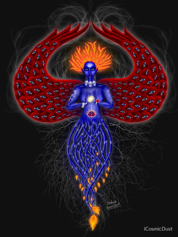 Dark Goddess of Healing by iCosmicDust T-Shirts, Hoodie, Sweatshirt | BlankRebels.com (Image 3)