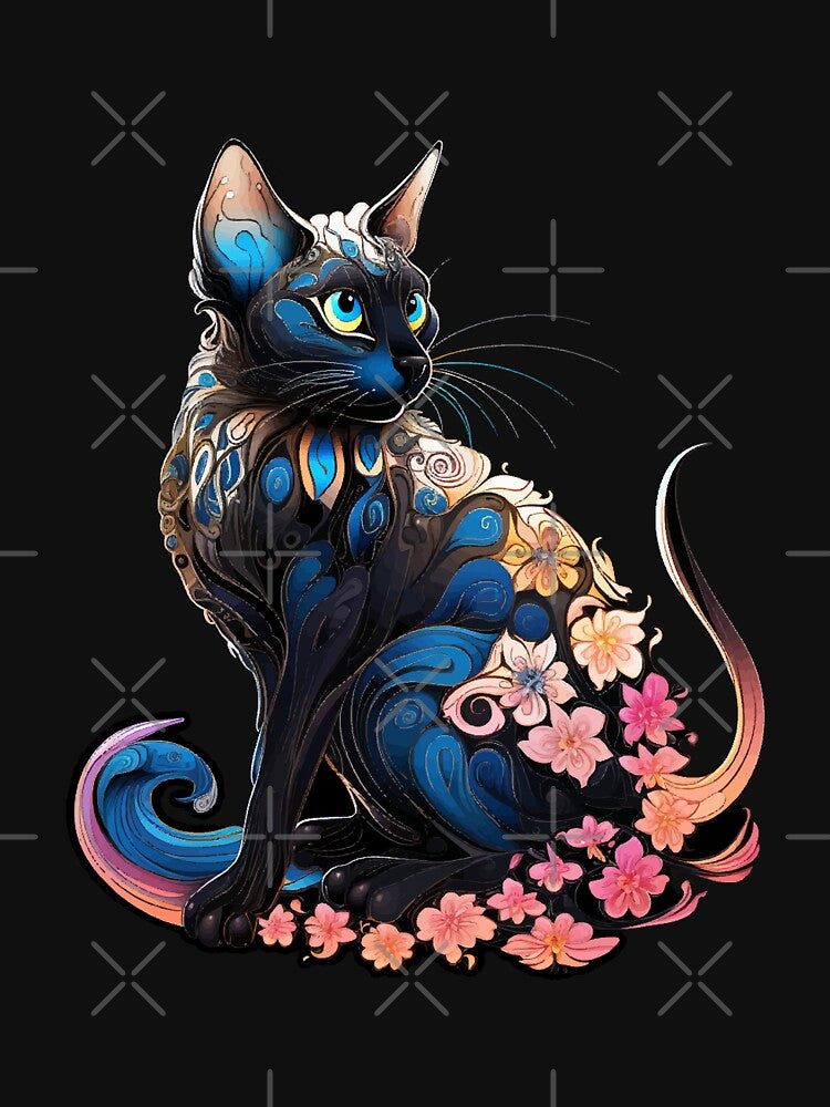 Siamese Cat Flowers T-Shirts, Hoodie, Sweatshirt