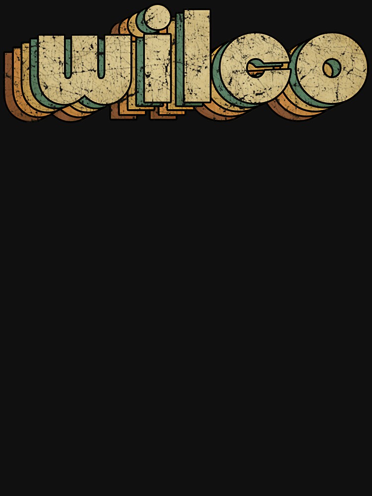 Wilco  Vintage Rainbow Typography Style  70S by rizhovnessen T-Shirts, Hoodie, Sweatshirt | BlankRebels.com (Image 3)
