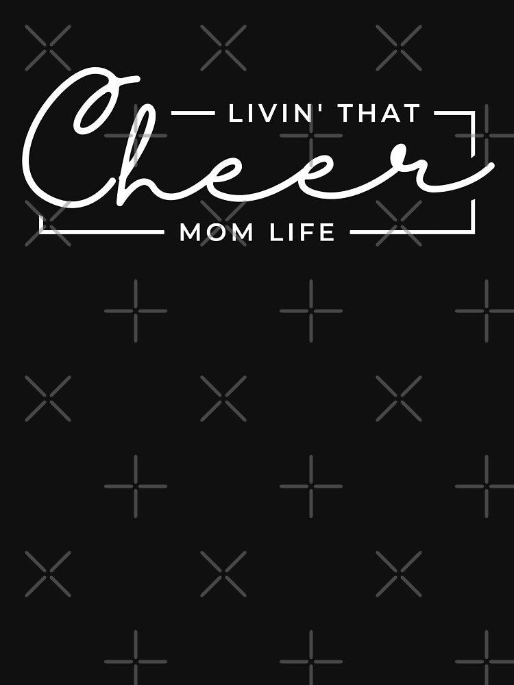 Livin That Cheer Mom Life, Cheerleader Mom, Cheerleading Mama, Sports Mom Life by singRsong T-Shirts, Hoodie,... (Image 3)