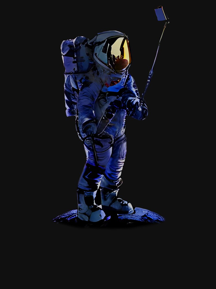 Astronaut taking selfie by DopeDesign111 T-Shirts, Hoodie, Sweatshirt | BlankRebels.com (Image 3)