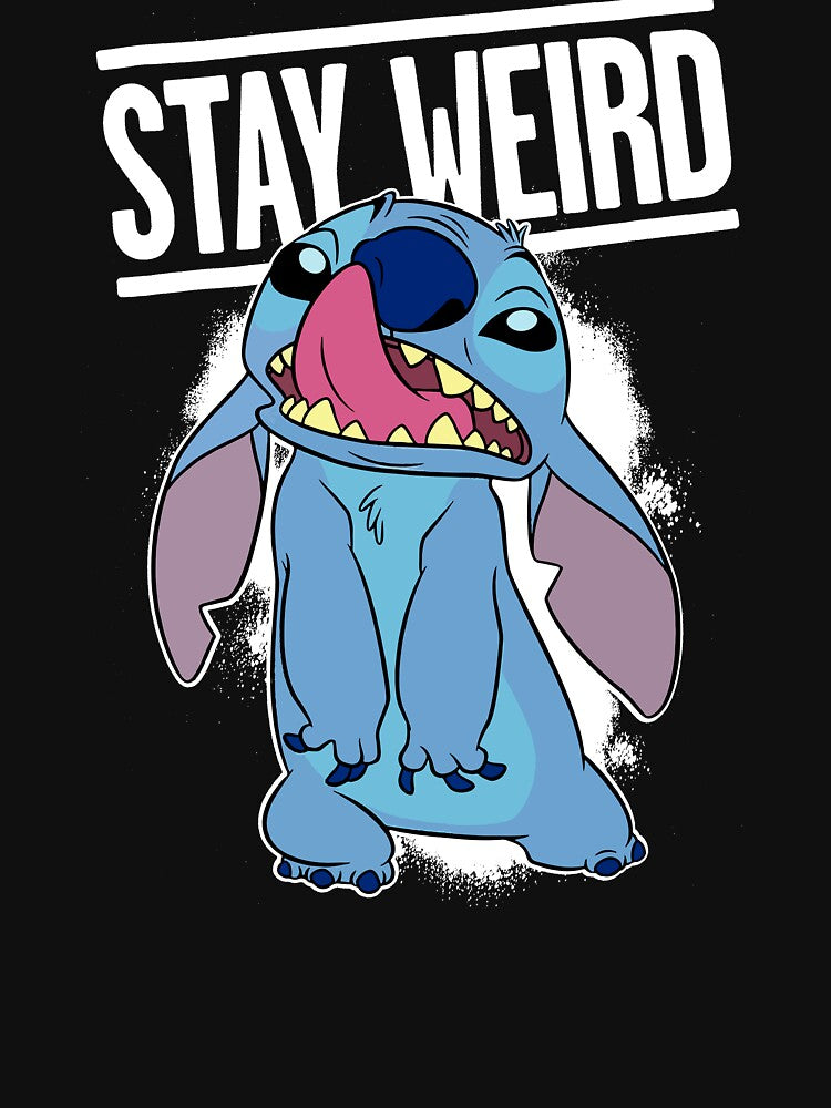 Stay weird funny cartoon T-shirt by BestgenAlbrecht Hoodie, Sweatshirt | BlankRebels.com (Image 3)