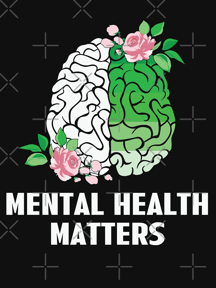Mental Health Matters | Mental Health Matters | Brain Flowers by AlexaTees T-Shirts, Hoodie, Sweatshirt (Image 3)