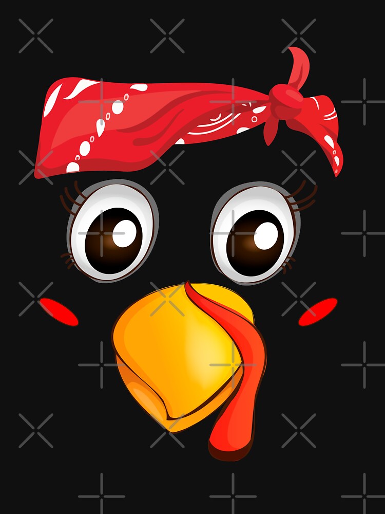 Turkey Face - Happy Thanksgiving Day by HumbleShirt T-Shirts, Hoodie, Sweatshirt | BlankRebels.com (Image 3)