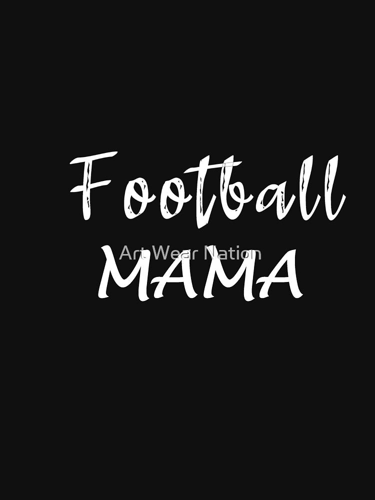 Football FUNNY mama shirt, footbal saying for mom by Art Wear Nation Hoodie, Sweatshirt | BlankRebels.com (Image 3)