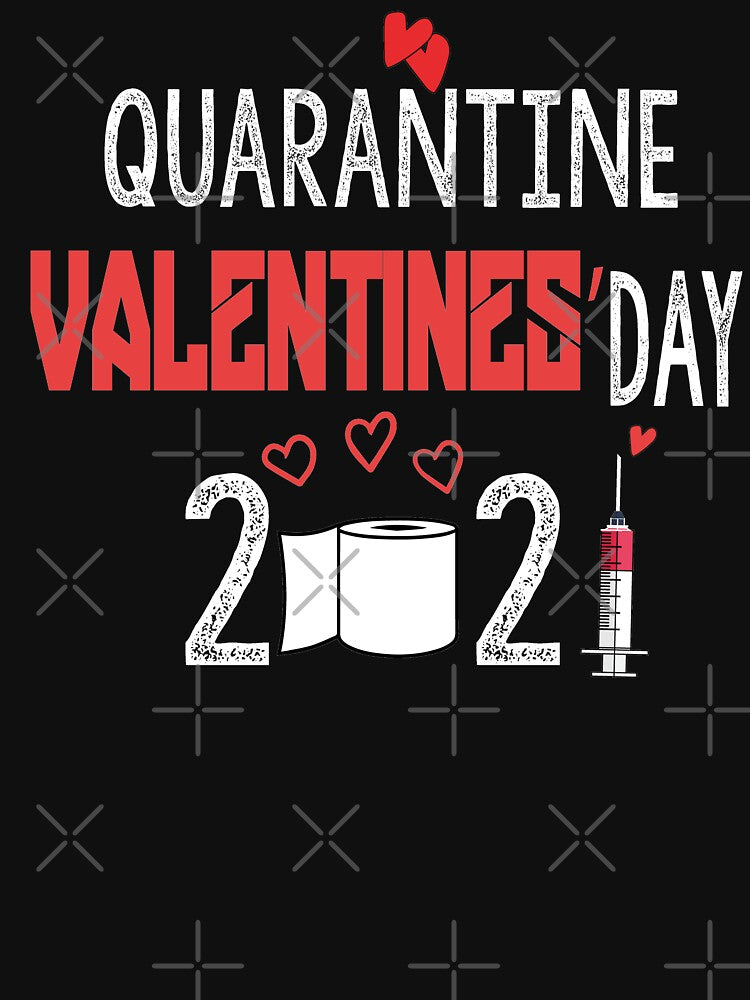 Happy Quarantined Valentine 2021 Toilet Paper Heart Couples by Comehere1 T-Shirts, Hoodie, Sweatshirt (Image 3)