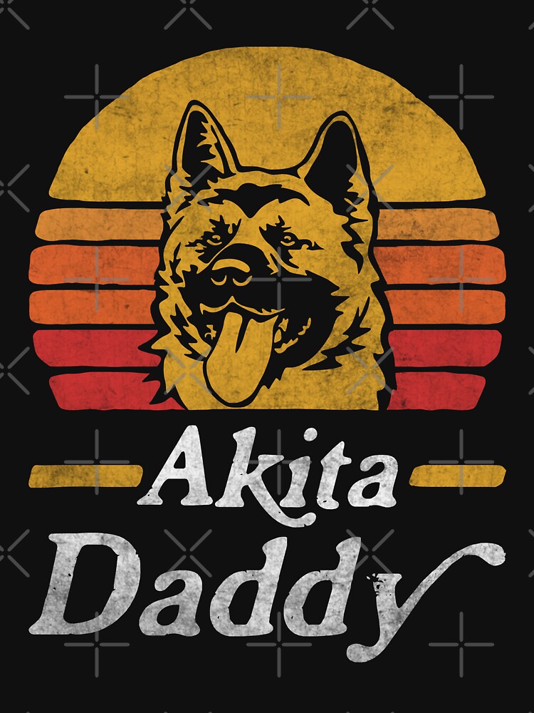 Retro Vintage American Akita Daddy by More Cute Dogs T-Shirts, Hoodie, Sweatshirt | BlankRebels.com (Image 2)