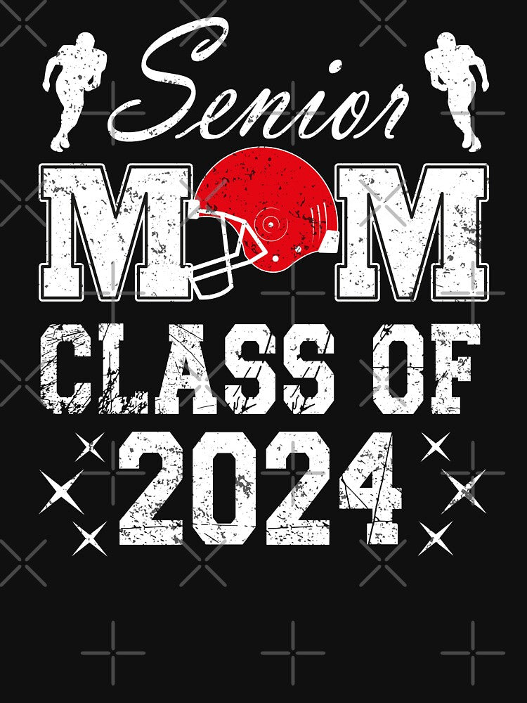 Senior Mom Class Of 2024 Soccer Mom Graduation Day Of School by Shozon