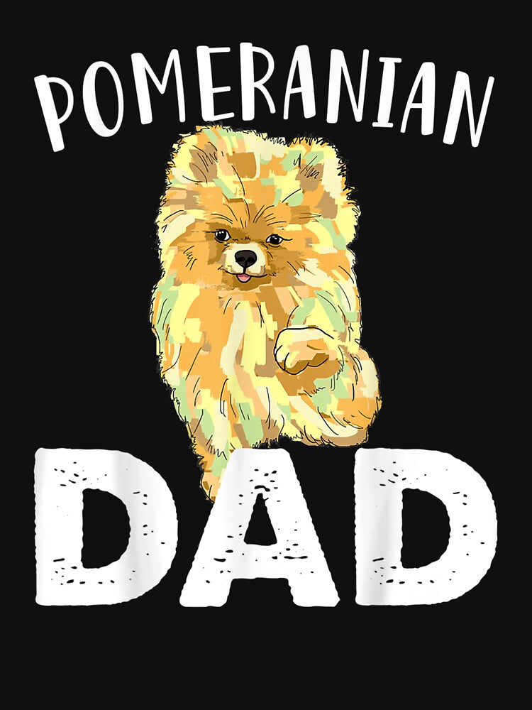 Funny Pomeranian Dad, Cute Love Dogs Gifts Men Father Day by FideliaShop T-Shirts, Hoodie, Sweatshirt (Image 3)
