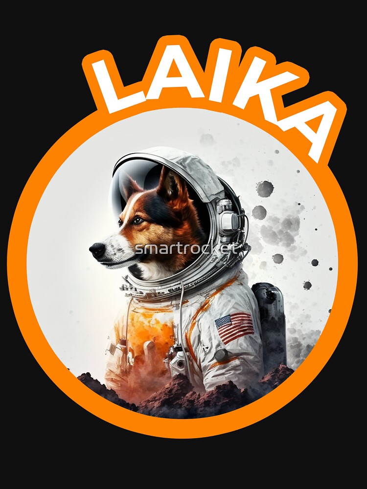 Laika Dog Space product Vintage CCCP Soviet Russia USSR by smartrocket T-Shirts, Hoodie, Sweatshirt (Image 3)