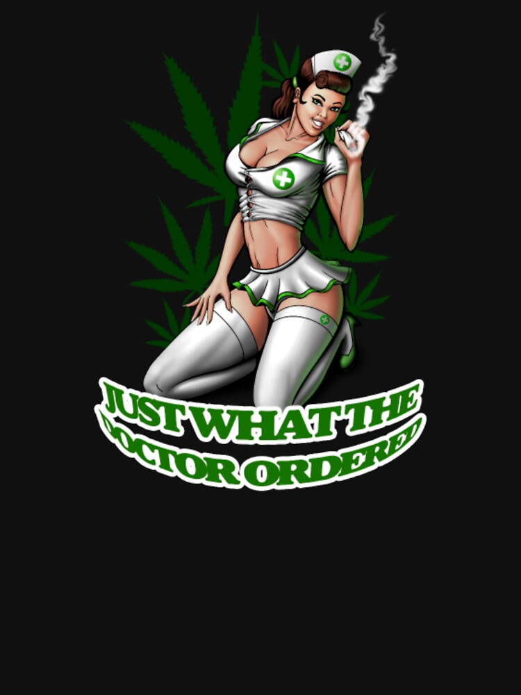 Hello Nurse MMJ by aryagiri T-Shirts, Hoodie, Sweatshirt | BlankRebels.com (Image 3)
