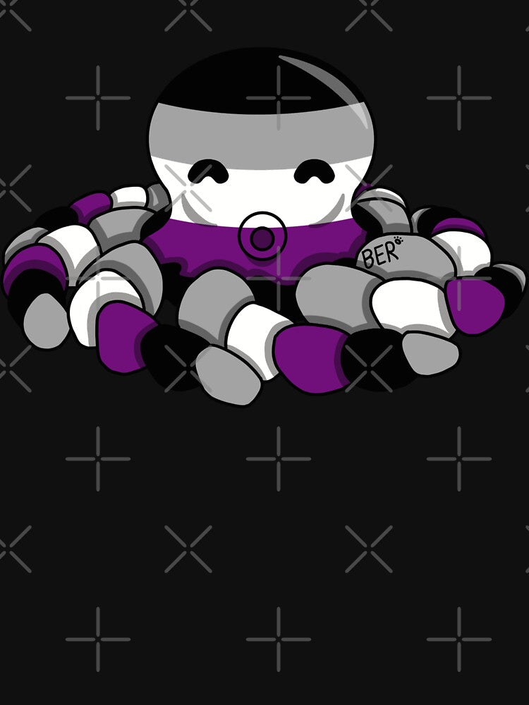 Asexual Pride Fidget Octopus by SentABear T-Shirts, Hoodie, Sweatshirt | BlankRebels.com (Image 3)