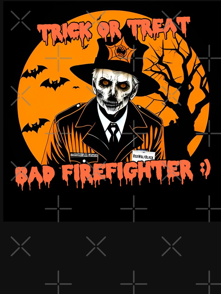Halloween firefighter a24 by RedWolfDisigne T-Shirts, Hoodie, Sweatshirt | BlankRebels.com (Image 3)
