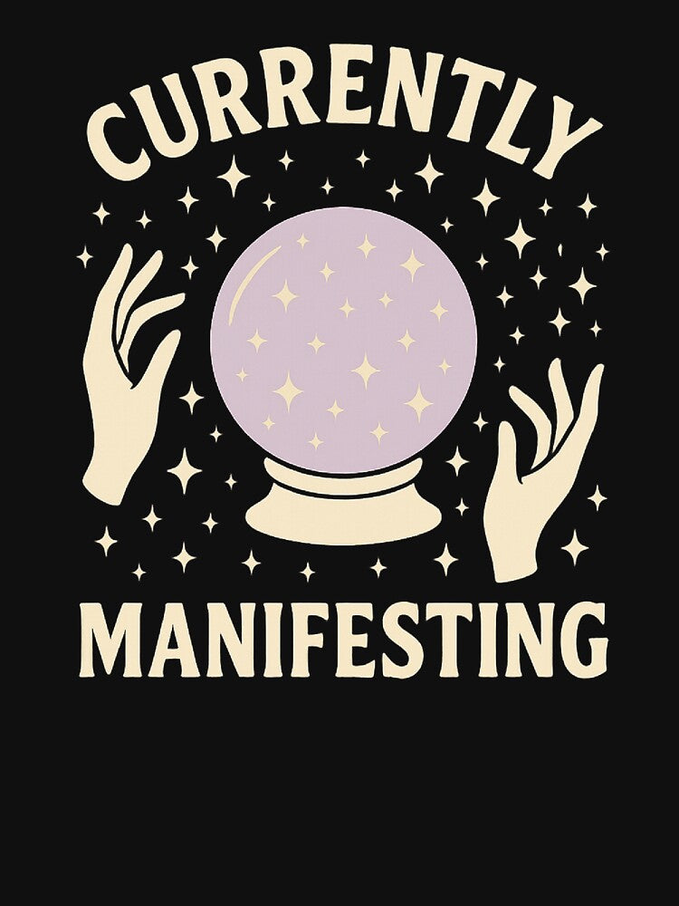 Currently Manifesting Mystic Vibes Crystal Collector by The Junto Shop T-Shirts, Hoodie, Sweatshirt (Image 3)