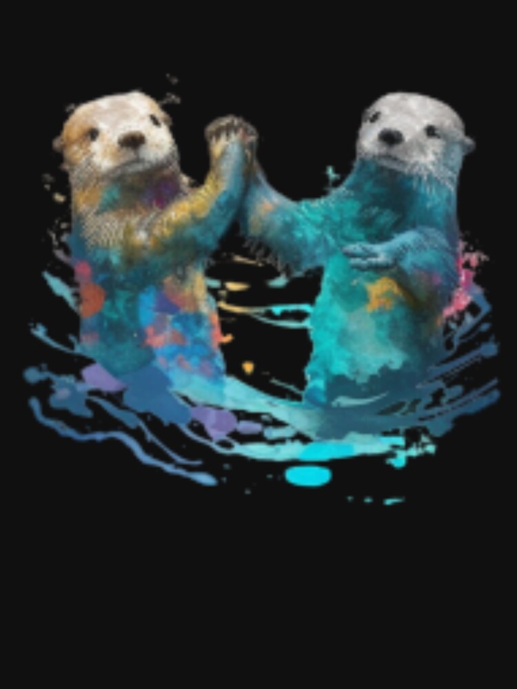 Significant Otters Otters Holding Hands by Unique-for-U T-Shirts, Hoodie, Sweatshirt | BlankRebels.com (Image 3)