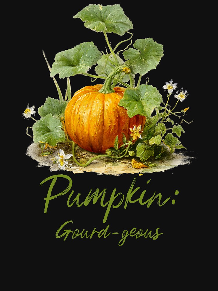 Pumpkin: Gourd-geous by Oak and Willow Goods T-Shirts, Hoodie, Sweatshirt | BlankRebels.com (Image 3)