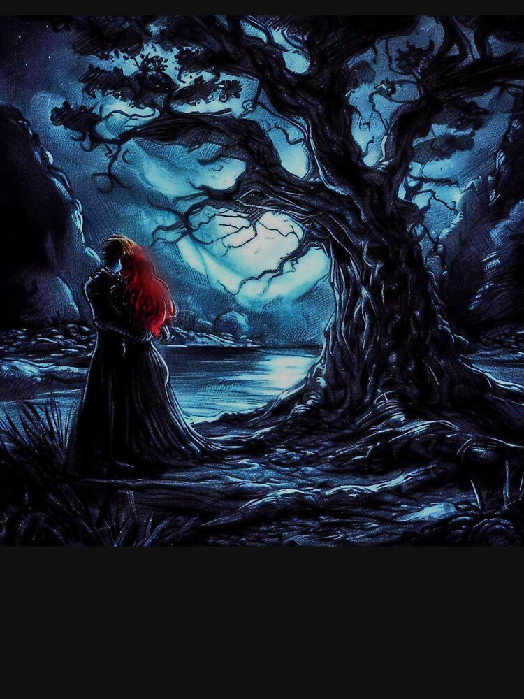 Gothic Couple Down by the River. by CristalleLisa T-Shirts, Hoodie, Sweatshirt | BlankRebels.com (Image 3)