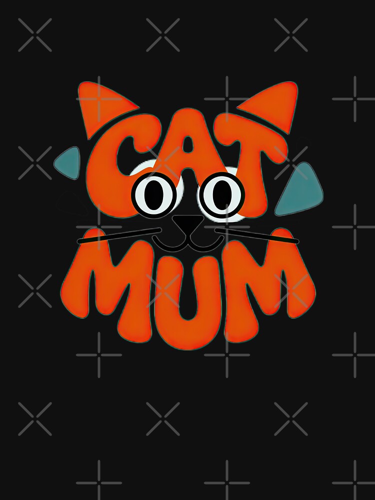 cute funny cat mum cat logo, cute cat,cute funny by Expressions-Sel