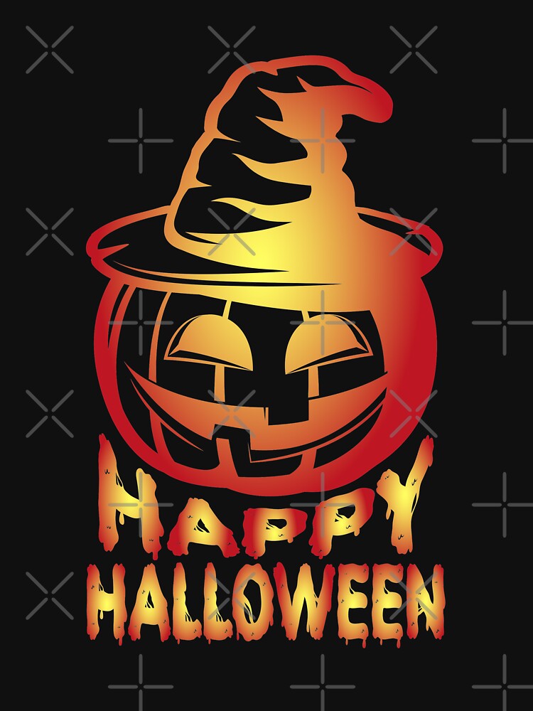 Happy Halloween Pumpkin Face Horror by besTmanuFacture T-Shirts, Hoodie, Sweatshirt | BlankRebels.com (Image 3)