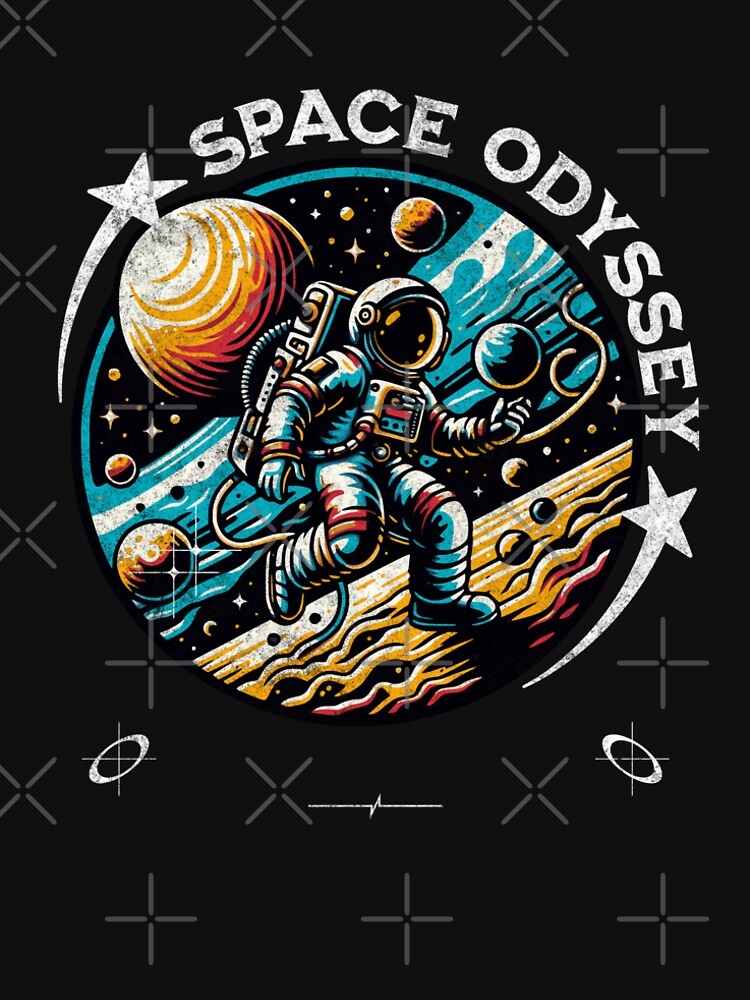 Retro Space Odyssey Astronaut by MrNobody-Style T-Shirts, Hoodie, Sweatshirt | BlankRebels.com (Image 2)