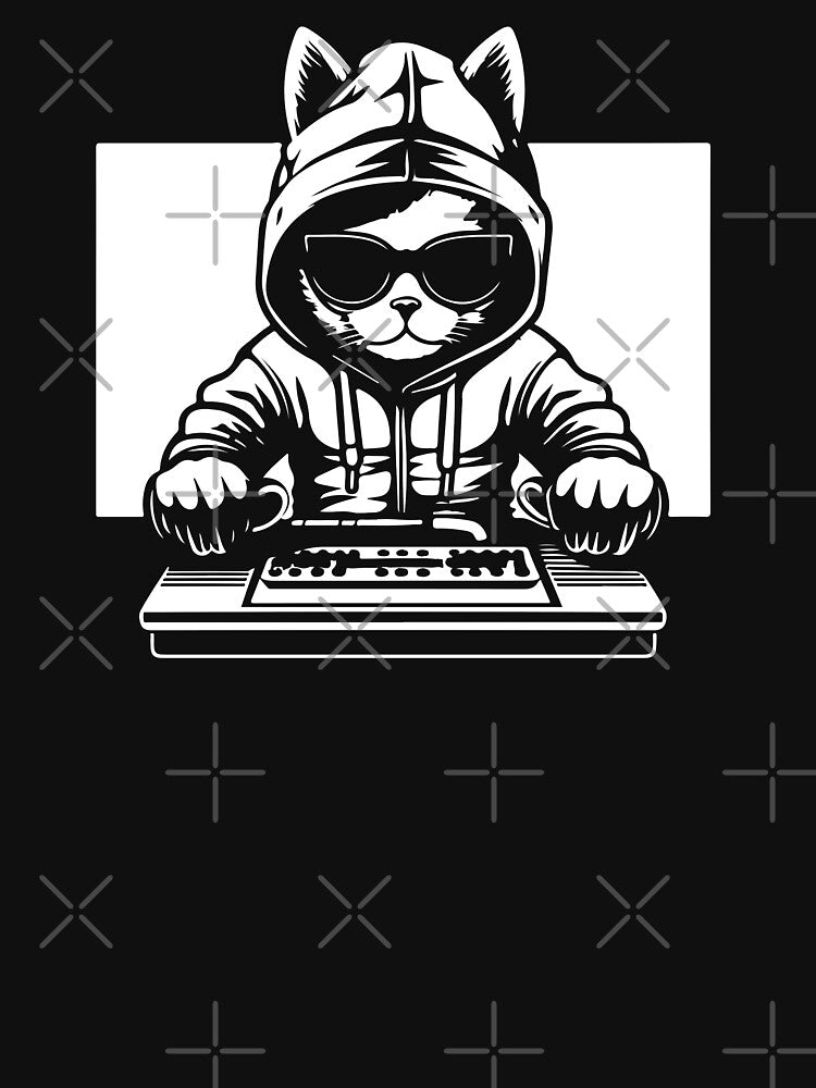 Cool DJ Cat | DJ Cat with Sunglasses | Awesome by ⭐Amazing Arts Designs⭐ T-Shirts, Hoodie, Sweatshirt (Image 3)