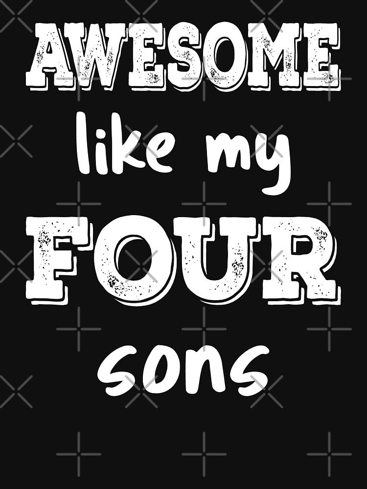 Awesome Like My Four Sons III by Lemon Pepper T-Shirts, Hoodie, Sweatshirt | BlankRebels.com (Image 3)