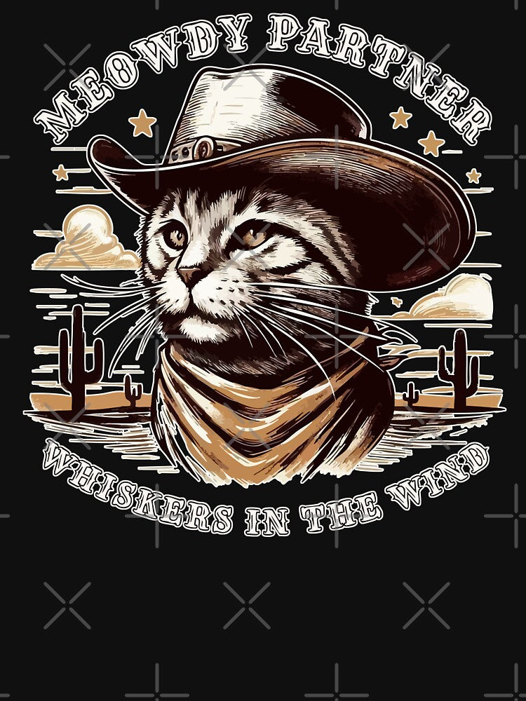 Meowdy Partner Whiskers Wind Vintage T-Shirts, Hoodie, Sweatshirt