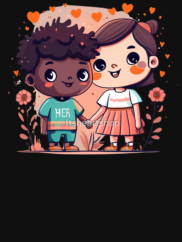 Cute Couple Love by Itsheartshop T-Shirts, Hoodie, Sweatshirt | BlankRebels.com (Image 3)