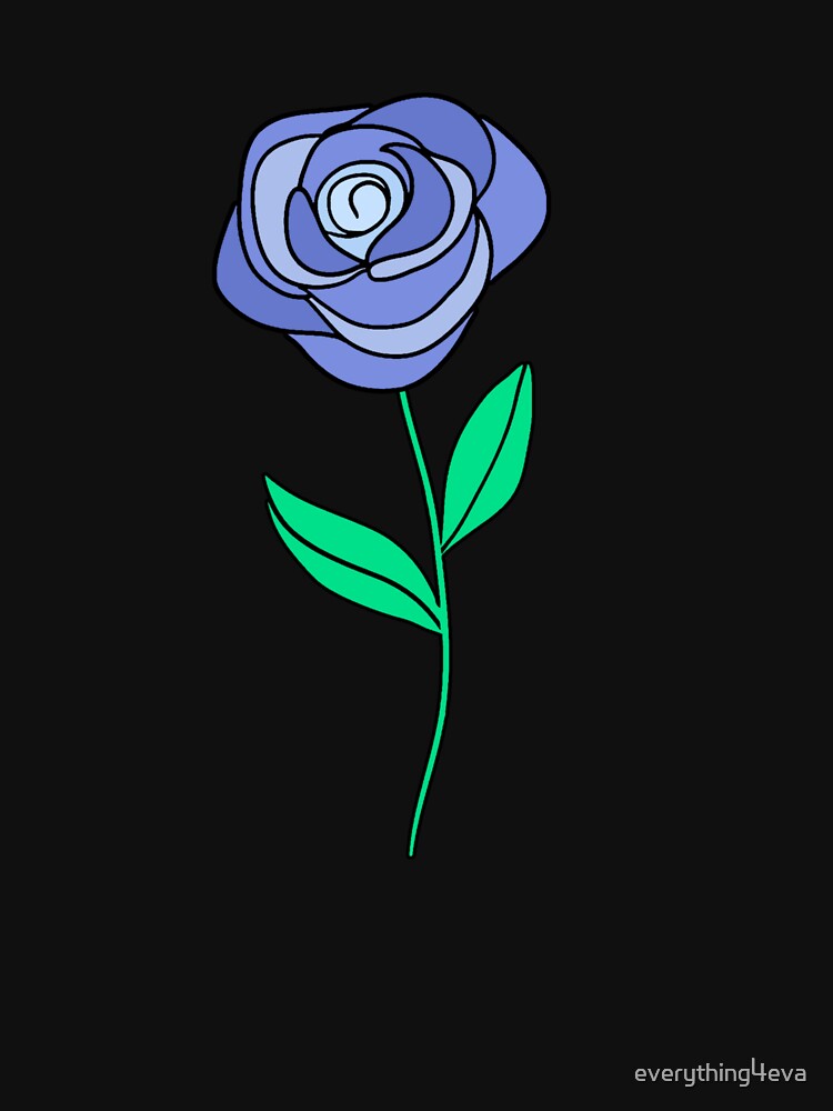 Blue Rose by everything4eva T-Shirts, Hoodie, Sweatshirt | BlankRebels.com (Image 3)