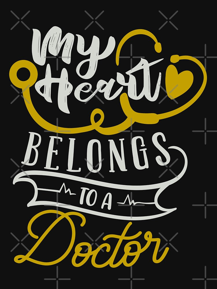 My Heart Belongs To A Doctor by FOX1999-Design T-Shirts, Hoodie, Sweatshirt | BlankRebels.com (Image 3)