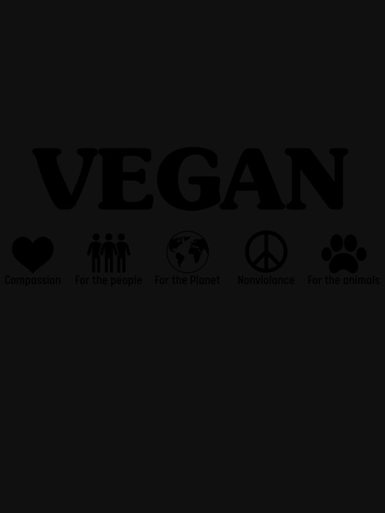 Vegan motive T Shirt by BestShop2010 Hoodie, Sweatshirt | BlankRebels.com (Image 3)