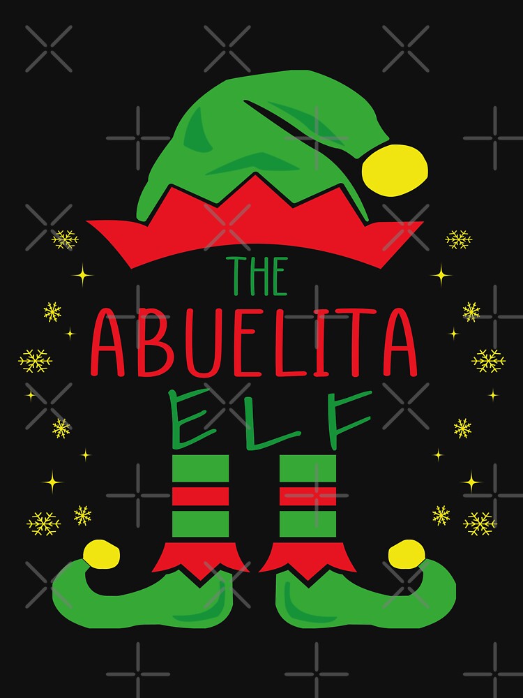 Copy of Abuelita Elf Family Group Matching Funny Christmas Pajama by VESTITCH T-Shirts, Hoodie, Sweatshirt (Image 3)
