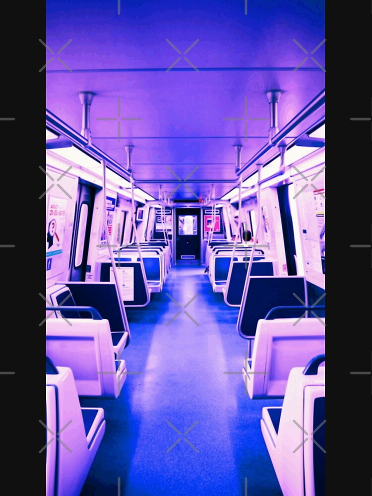 Vaporwave Metro by zerocult T-Shirts, Hoodie, Sweatshirt | BlankRebels.com (Image 3)
