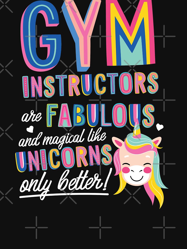 Gym Instructors are like Unicorns Gift Idea by betternotes T-Shirts, Hoodie, Sweatshirt | BlankRebels.com (Image 3)